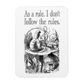 原則として私は規則後を追をやらない マグネット (縦)