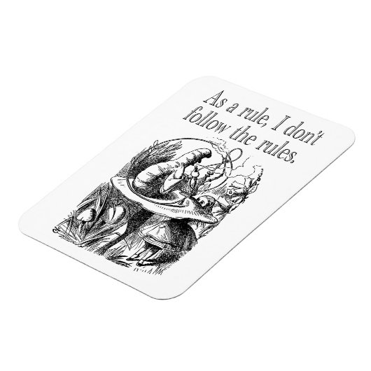 原則として私は規則後を追をやらない マグネット (左側)