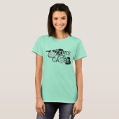 原因となる牛 Tシャツ (正面フル)