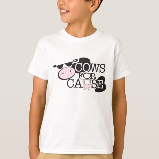 原因となる牛 Tシャツ (正面)