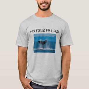 原因のために汚れる支柱-クジラを救って下さい Tシャツ