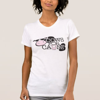 原因のための牛 Tシャツ