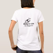 原因のための牛 Tシャツ (裏面)