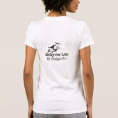 原因のための牛 Tシャツ (裏面)