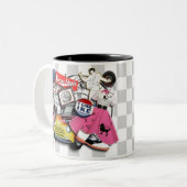 原因のコップ、タンブラー及びジョッキのない反逆者 ツートーンマグカップ (正面左)