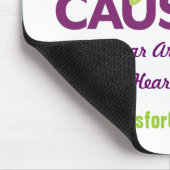 原因のマウスパッドの白のためのケーキ マウスパッド (コーナー)