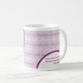 原因の旗のマグのためのケーキ コーヒーマグカップ (正面右)