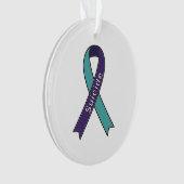 原因リボンの自殺オーナメント オーナメント (正面)