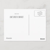 原因飛行機。 ポストカード (裏面)