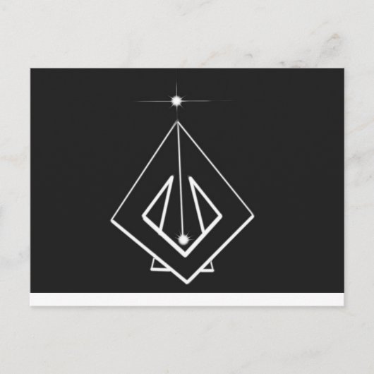 原因飛行機。 ポストカード (正面)