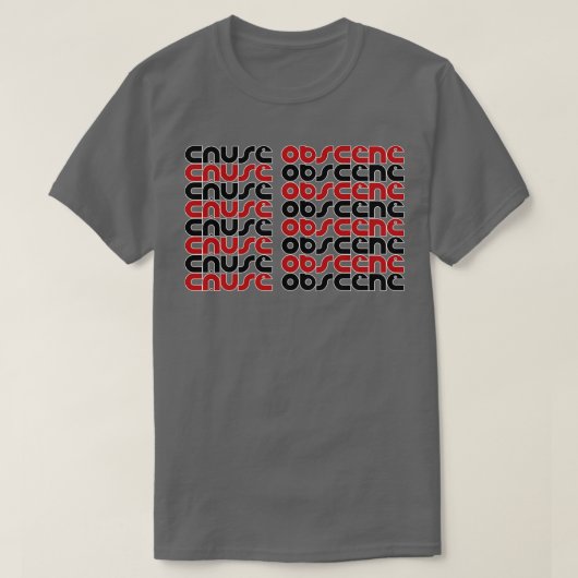 原因2卑猥 Tシャツ (デザイン正面)