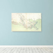 原地図第二十一号 キャンバスプリント (インサイチュ (ウッドフロア))