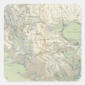 原地図第二十一号 スクエアシール (正面)