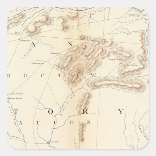 原地図GATT スクエアシール (正面)