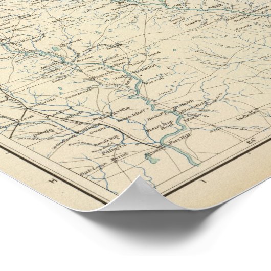 原地図IX ポスター (角)