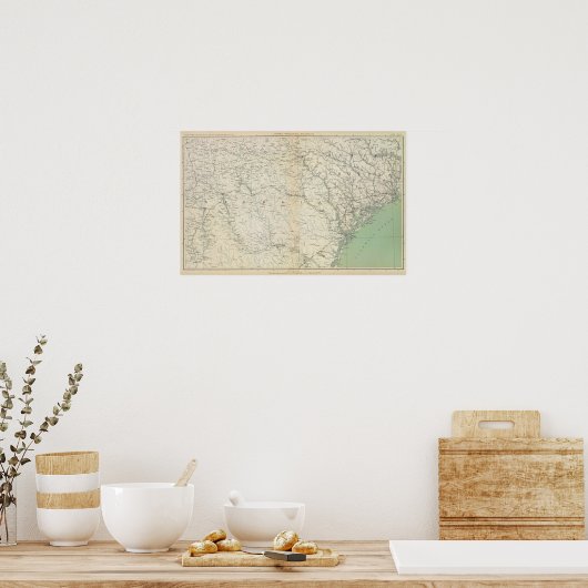 原地図IX ポスター (キッチン)