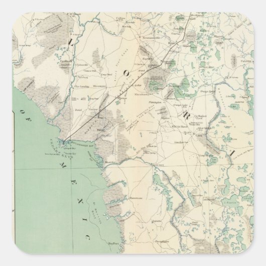 原地図XI スクエアシール (正面)