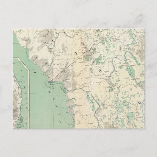 原地図XI ポストカード (正面)