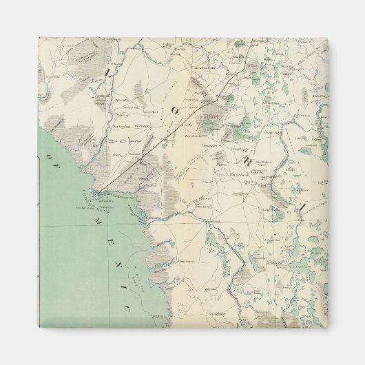 原地図XI マグネット (正面)