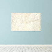 原地図XIII キャンバスプリント (インサイチュ (ウッドフロア))