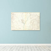 原地図XIX キャンバスプリント (インサイチュ (ウッドフロア))