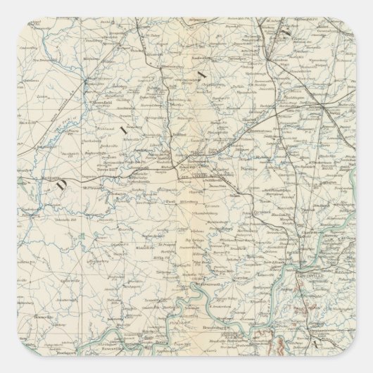 原地図XVI スクエアシール (正面)