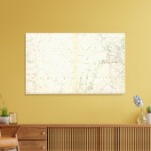 原地図XVIII キャンバスプリント (インサイチュ (リビング))