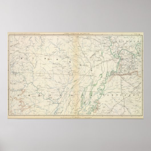 原地図XVIII ポスター (正面)