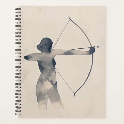 原型水彩シルエット プランナー手帳 (正面)