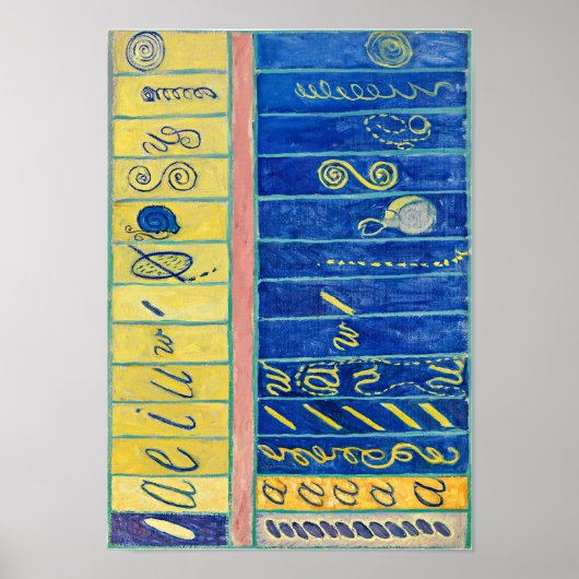 原始カオスno 13 |ヒルマフクリント | ポスター (正面)