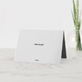 原始人の誕生日カード サンキューカード (裏面)