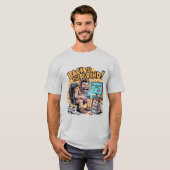 原始人ゲーマーの先史時代のやり込み Tシャツ (正面フル)