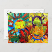 原始太陽のポストカード ポストカード (正面/裏面)