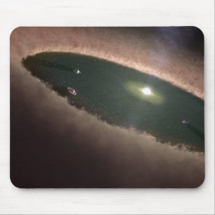 原始惑星のギャップ、または惑星を形成する マウスパッド