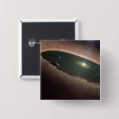 原始惑星のギャップ、または惑星を形成する 缶バッジ (正面&裏面)