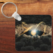 原始惑星系円盤に囲まれた星 キーホルダー (正面)