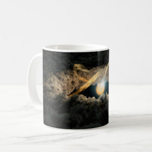 原始惑星系円盤に囲まれた星 コーヒーマグカップ