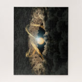 原始惑星系円盤に囲まれた星 ジグソーパズル (縦)