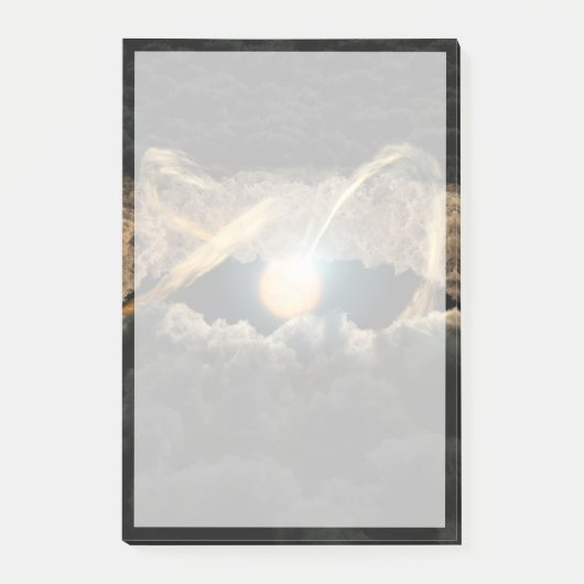 原始惑星系円盤に囲まれた星 ポストイット (正面)