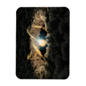 原始惑星系円盤に囲まれた星 マグネット (縦)