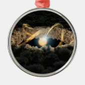 原始惑星系円盤に囲まれた星 メタルオーナメント (正面)