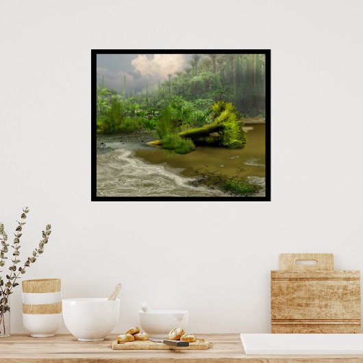 原始湖 ポスター (キッチン)