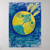 原始的なカオス， 1906-1907 by Hilma af Klint ポスター (正面)