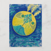 原始的なカオス, 1906-1907 by Hilma af Klint ポストカード (正面)