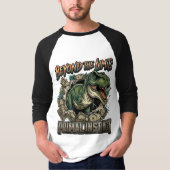 原始的なネオンティガーレガンスリーブTシャツ 🐅🔥🎨 Tシャツ (正面)