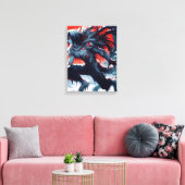 原始的に解き放たれた キャンバスプリント (インサイチュ (リビング))