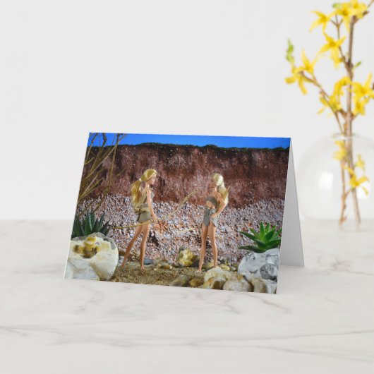 原始的生活 カード (黄色い花)