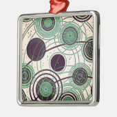 原子と電子 メタルオーナメント (左)