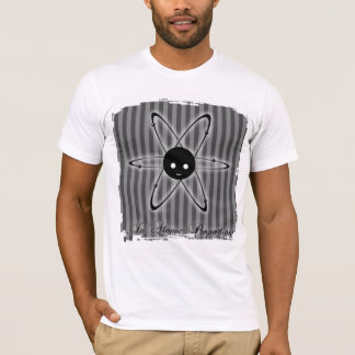 原子のロゴのグランジな4 Tシャツ
