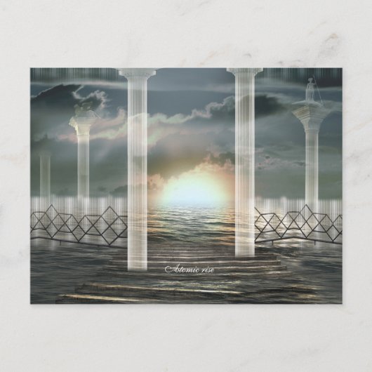 原子の上昇 ポストカード (正面)